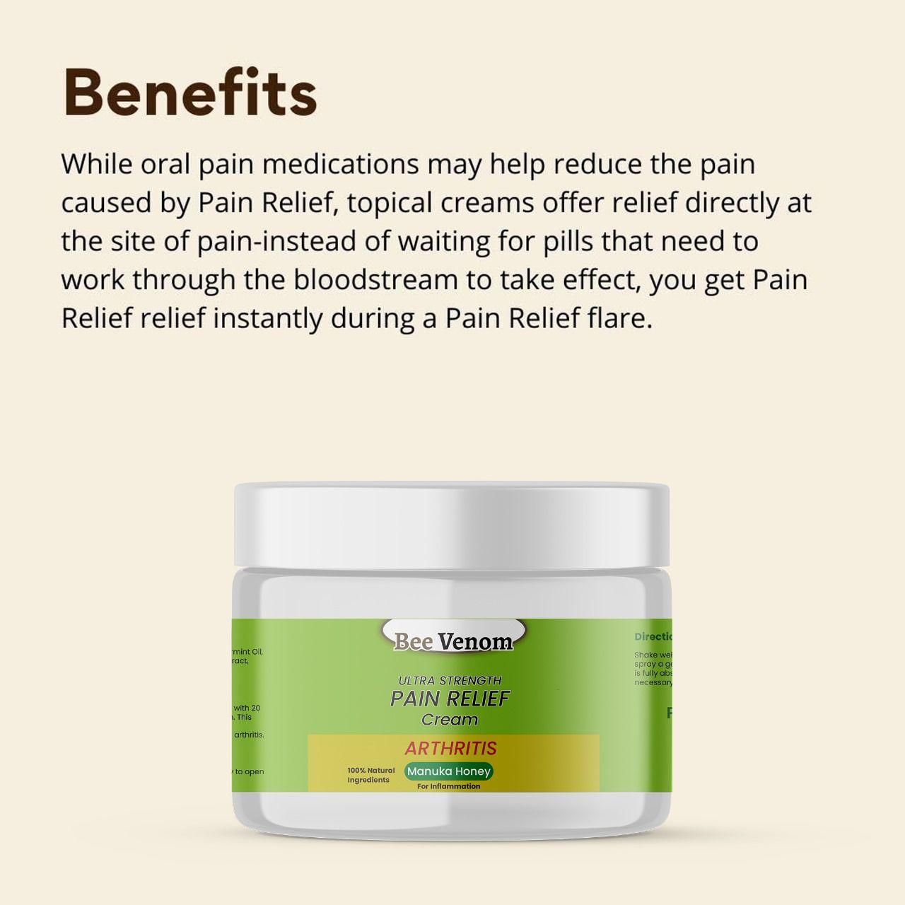 Bee Venom Ultra Strength Pain Relief Cream |🔥 BUY 1 GET 1 FREE🔥